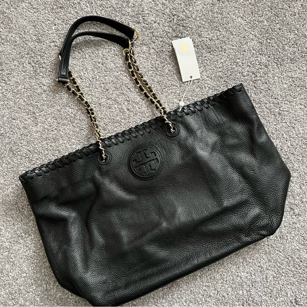 Tory Burch large tote NWT black - Picture 7 of 13